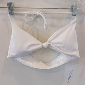 Pacsun LA Hearts White Bikini Top
